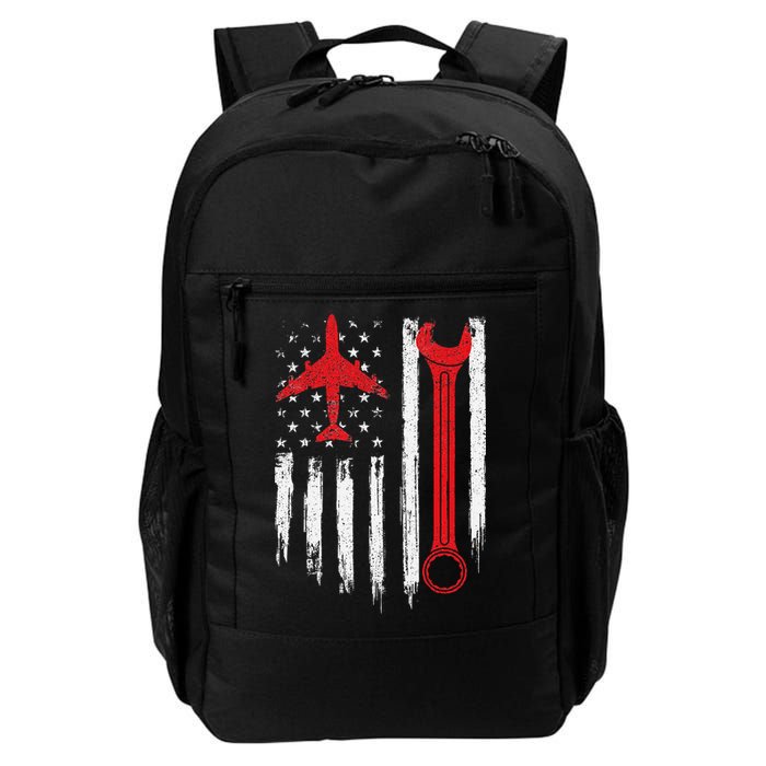 Airplane Mechanic Tools Aviation Technician Plane Lover Backpack