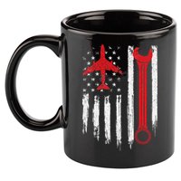 Airplane Mechanic Tools Aviation Technician Plane Lover 11oz C Handle Ceramic Mug