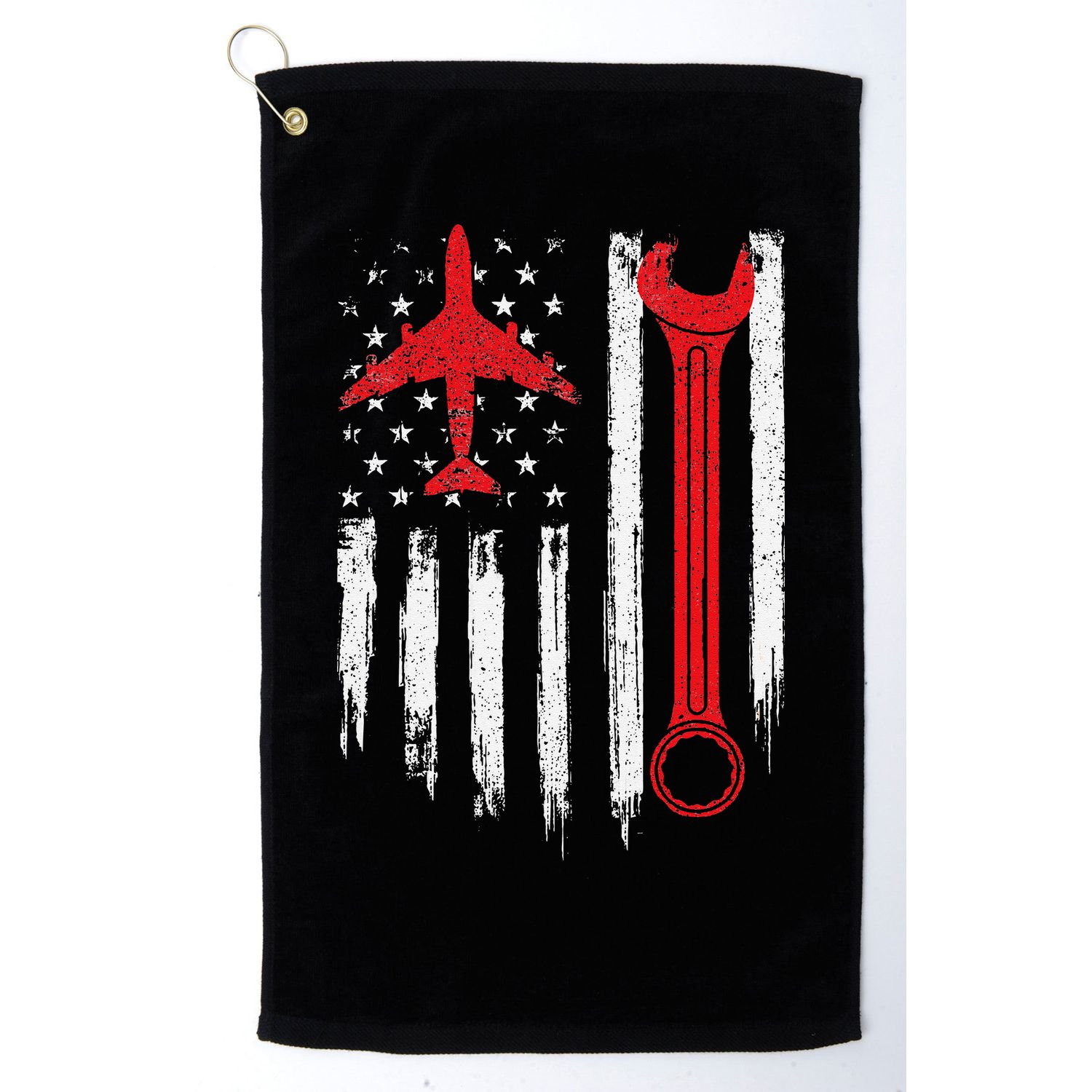 Airplane Mechanic Tools Aviation Technician Plane Lover Golf Towel