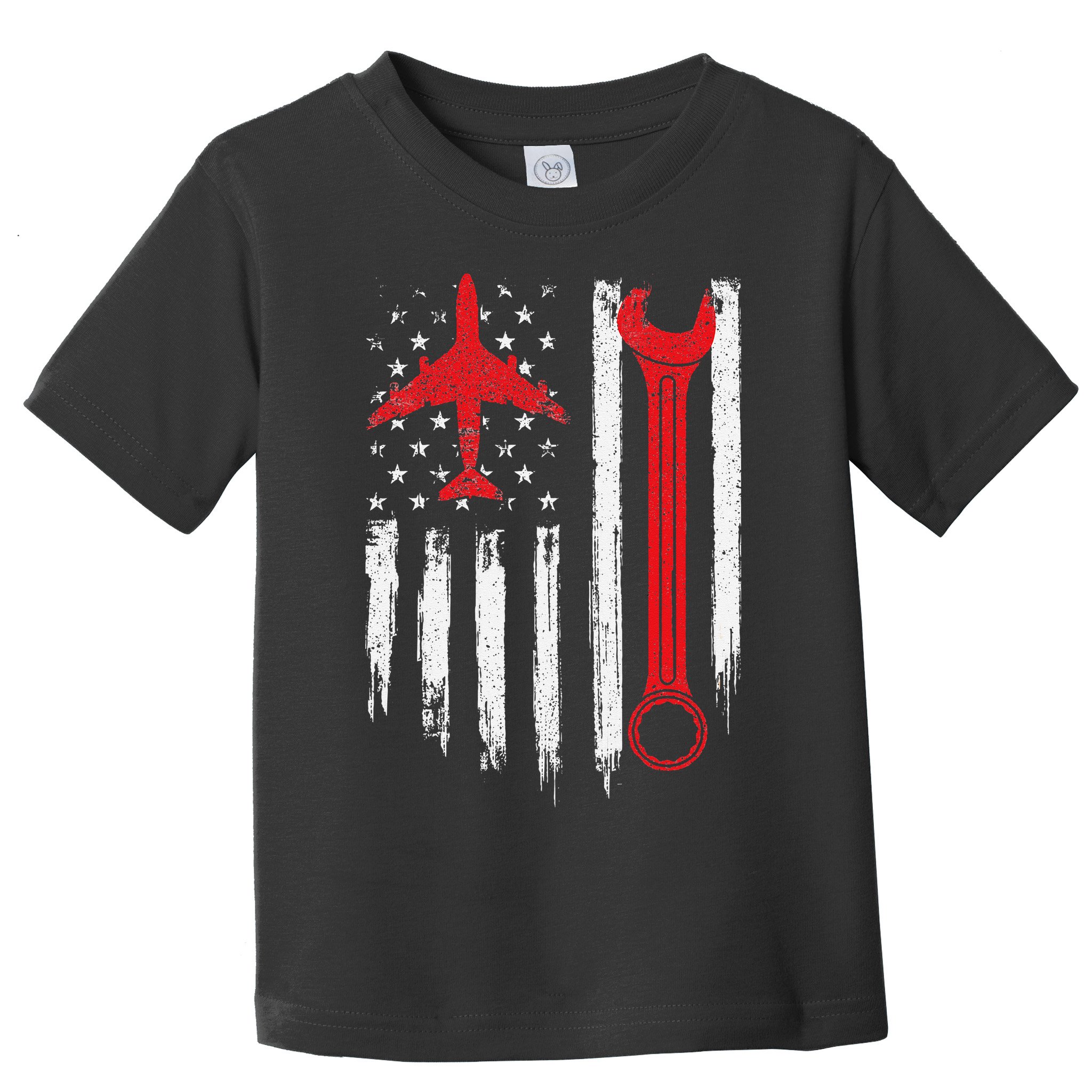 Airplane Mechanic Tools Aviation Technician Plane Lover Toddler T-Shirt