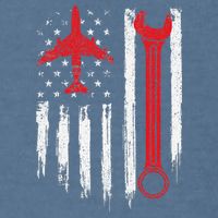 Airplane Mechanic Tools Aviation Technician Plane Lover Garment-Dyed Sweatshirt