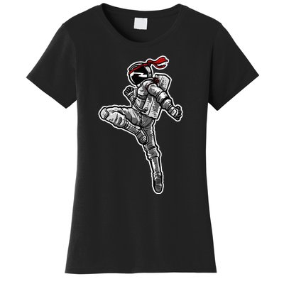 Astronaut Muay Thai Boxing Karate Kickboxing Women's T-Shirt