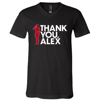 A.L.Ex. M.O.R.G.A.N Thank You Alex V-Neck T-Shirt