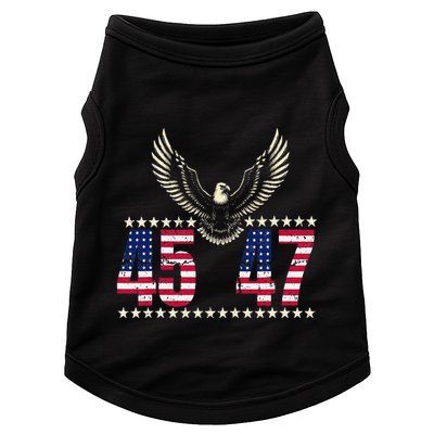 American Made Trump Merchandise Trump 45 47 Trump 2025 Doggie Tank