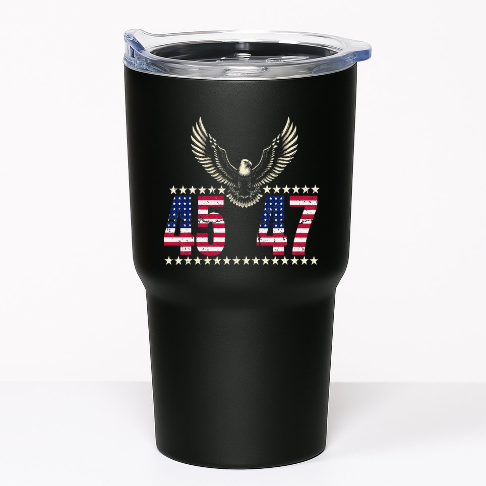 American Made Trump Merchandise Trump 45 47 Trump 2025 Tumbler