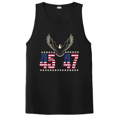 American Made Trump Merchandise Trump 45 47 Trump 2025 PosiCharge Competitor Tank