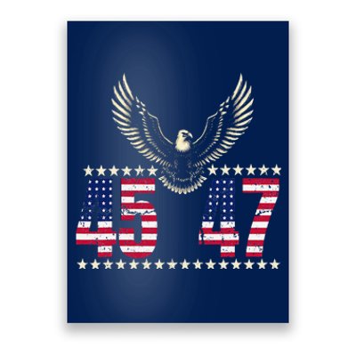 American Made Trump Merchandise Trump 45 47 Trump 2025 Poster