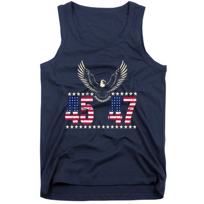 American Made Trump Merchandise Trump 45 47 Trump 2025 Tank Top