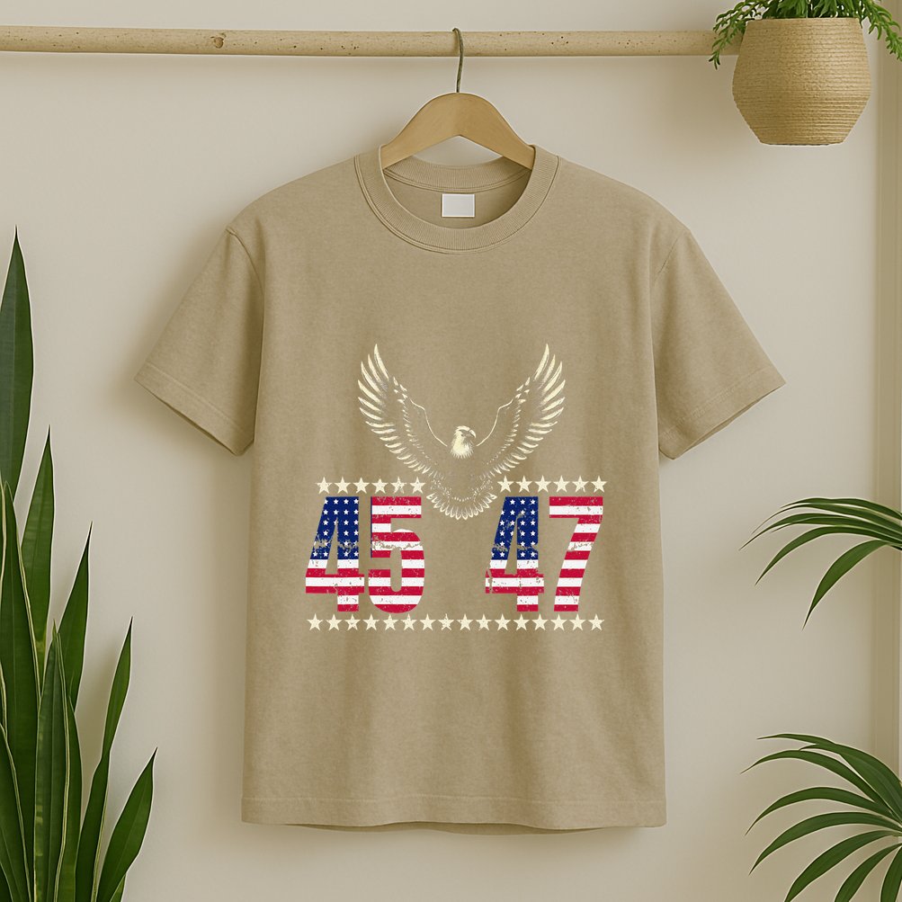 American Made Trump Merchandise Trump 45 47 Trump 2025 T-Shirt