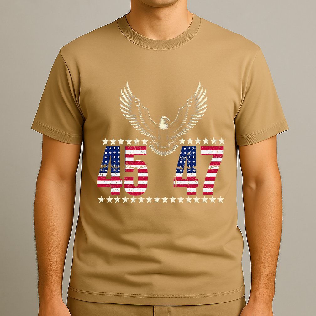 American Made Trump Merchandise Trump 45 47 Trump 2025 T-Shirt