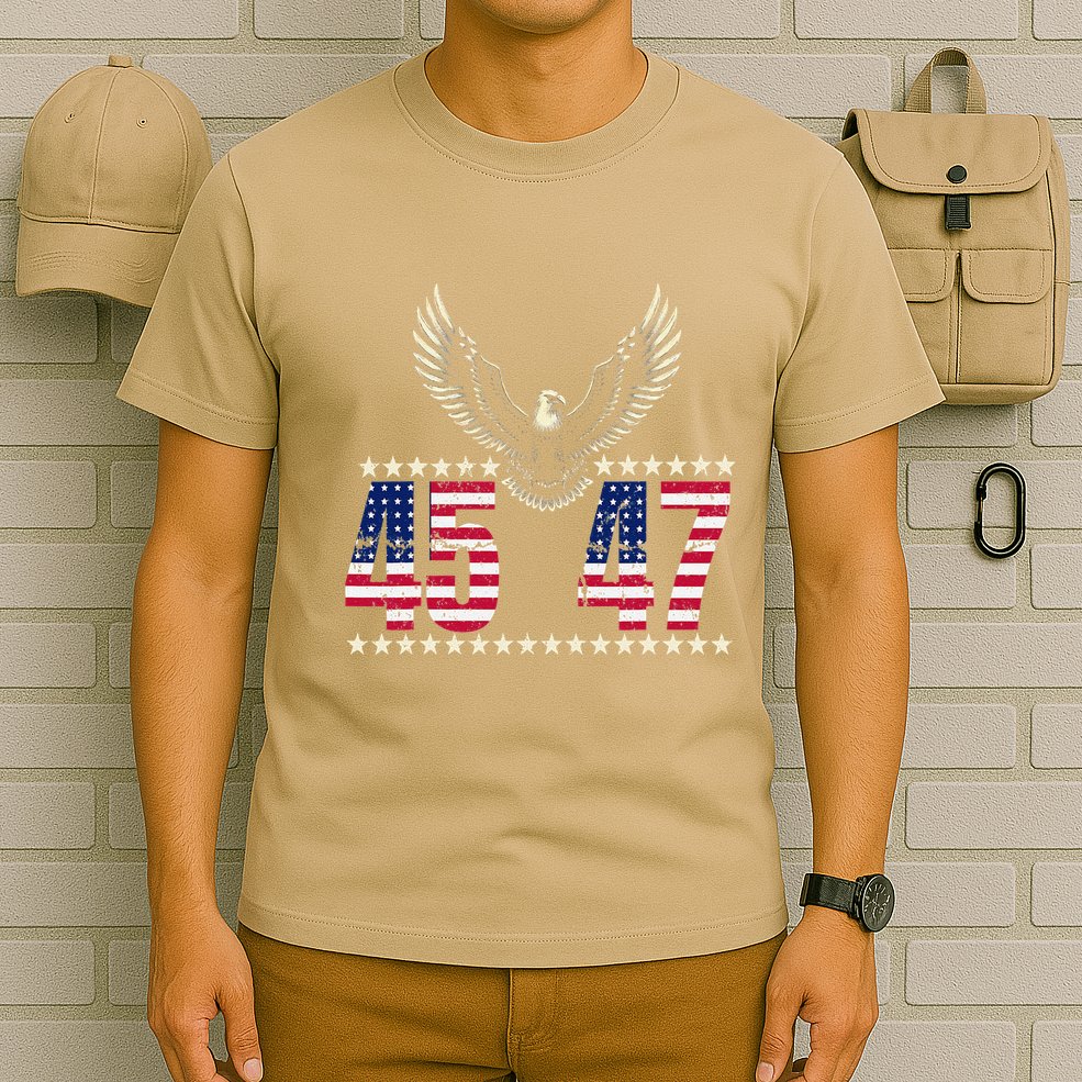 American Made Trump Merchandise Trump 45 47 Trump 2025 T-Shirt