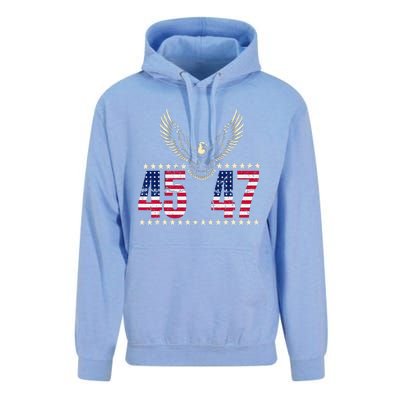 American Made Trump Merchandise Trump 45 47 Trump 2025 Unisex Surf Hoodie