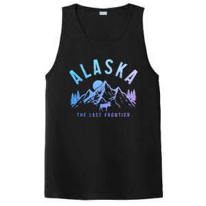 Alaska Moose The Last Frontier Mountains Hiking Gift PosiCharge Competitor Tank