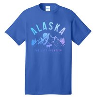 Alaska Moose The Last Frontier Mountains Hiking Gift Tall T-Shirt