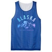 Alaska Moose The Last Frontier Mountains Hiking Gift Mesh Reversible Basketball Jersey Tank