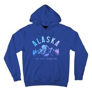 Alaska Moose The Last Frontier Mountains Hiking Gift Tall Hoodie