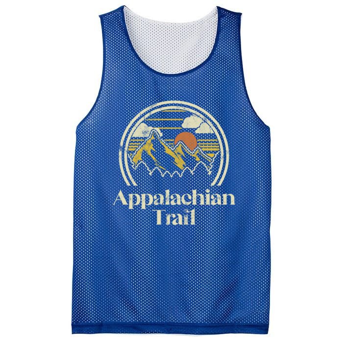 Appalachian Mountains Trail Vintage Hiking Camp Retro Gift Mesh Reversible Basketball Jersey Tank