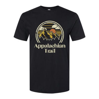 Appalachian Mountains Trail Vintage Hiking Camp Retro Gift Softstyle CVC T-Shirt