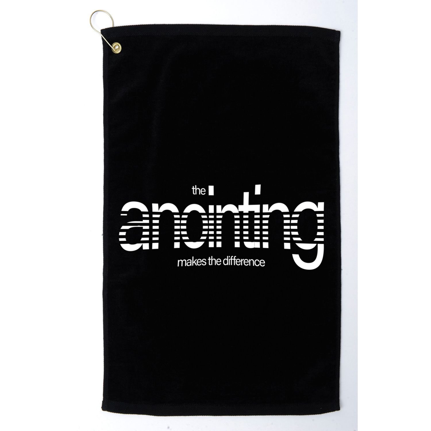 Anointing Makes The Difference God Love Christ Consciousness Gift Golf Towel