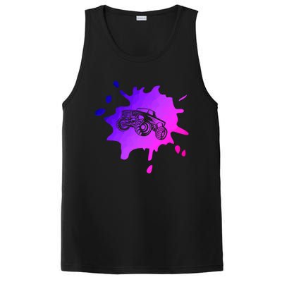 Abstract Monster Truck Driver Extreme Sports Motorsport 4x4 Cool Gift PosiCharge Competitor Tank