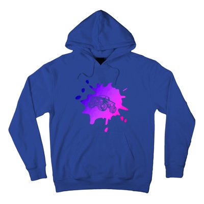 Abstract Monster Truck Driver Extreme Sports Motorsport 4x4 Cool Gift Hoodie