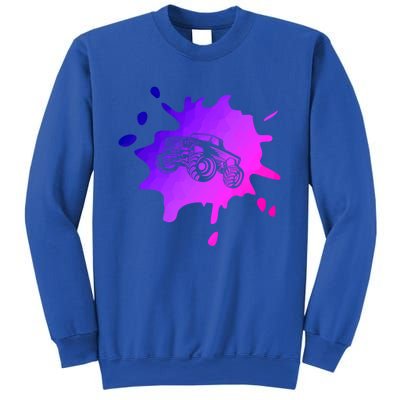 Abstract Monster Truck Driver Extreme Sports Motorsport 4x4 Cool Gift Sweatshirt