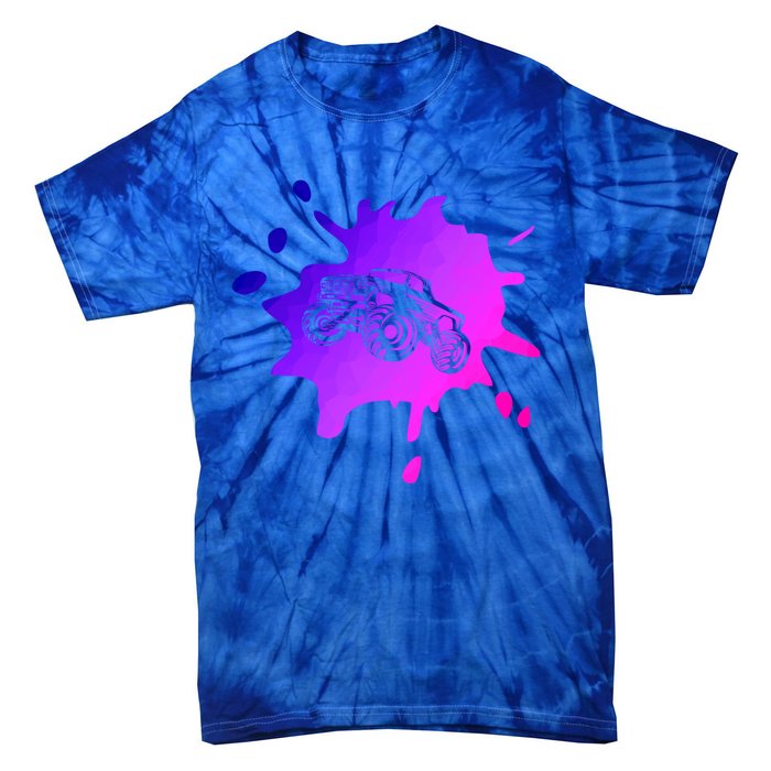 Abstract Monster Truck Driver Extreme Sports Motorsport 4x4 Cool Gift Tie-Dye T-Shirt