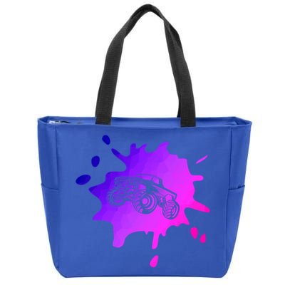 Abstract Monster Truck Driver Extreme Sports Motorsport 4x4 Cool Gift Zip Tote Bag