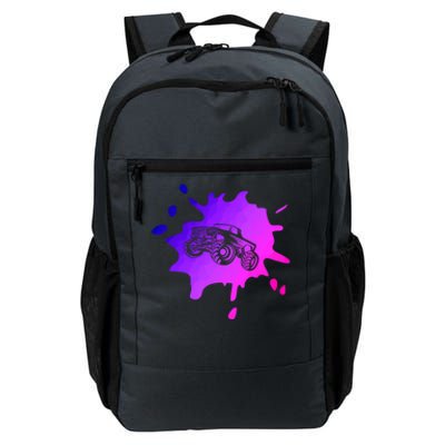 Abstract Monster Truck Driver Extreme Sports Motorsport 4x4 Cool Gift Daily Commute Backpack