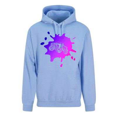 Abstract Monster Truck Driver Extreme Sports Motorsport 4x4 Cool Gift Unisex Surf Hoodie