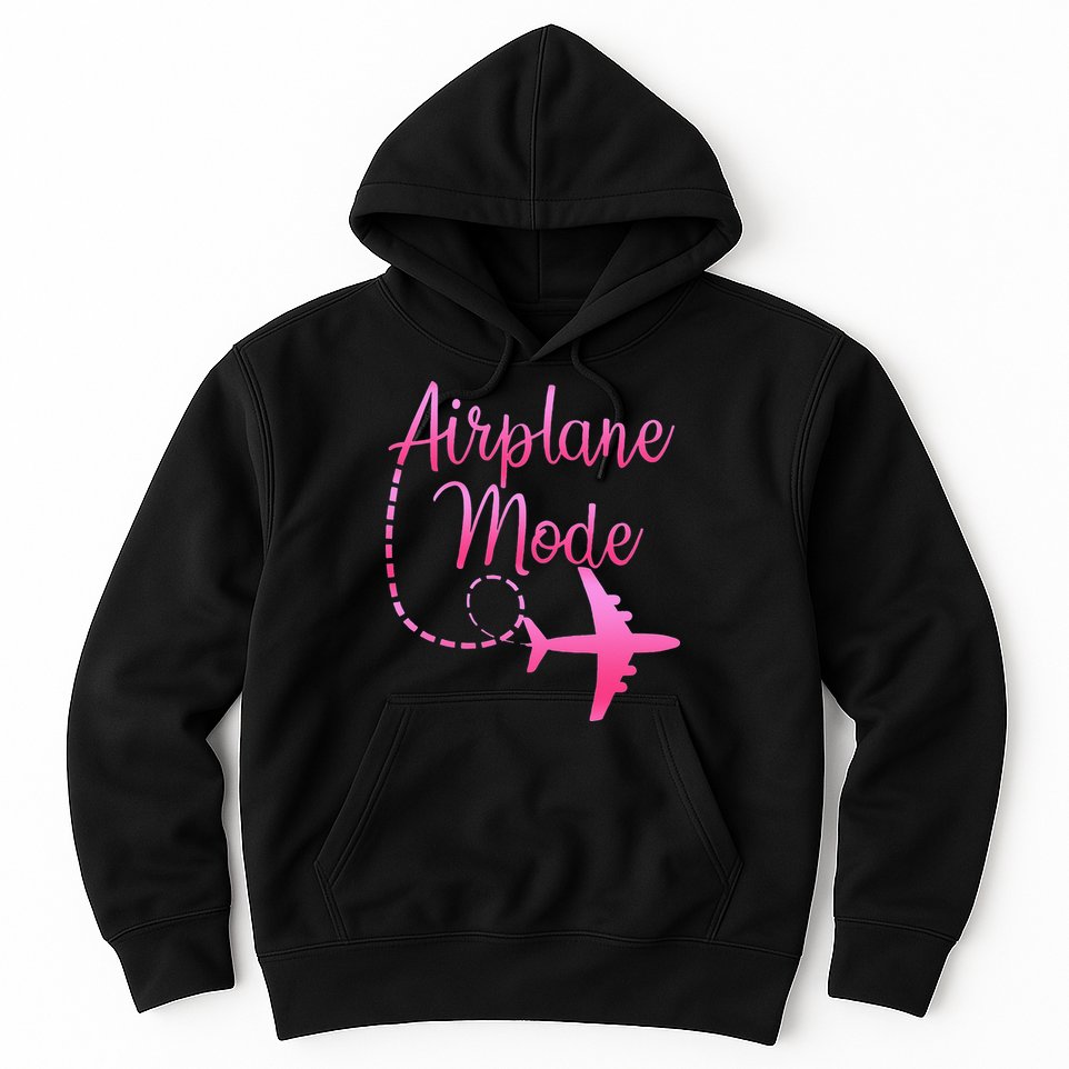 Airplane Mode Traveling Vacation For Womens Hoodie