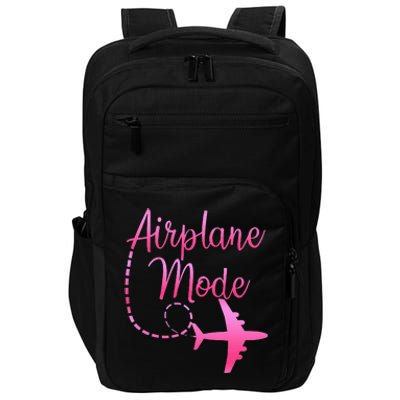 Airplane Mode Traveling Vacation For Womens Impact Tech Backpack