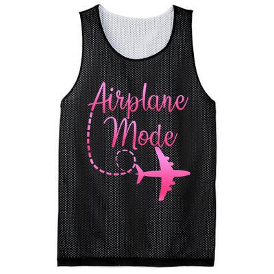Airplane Mode Traveling Vacation For Womens Mesh Reversible Basketball Jersey Tank