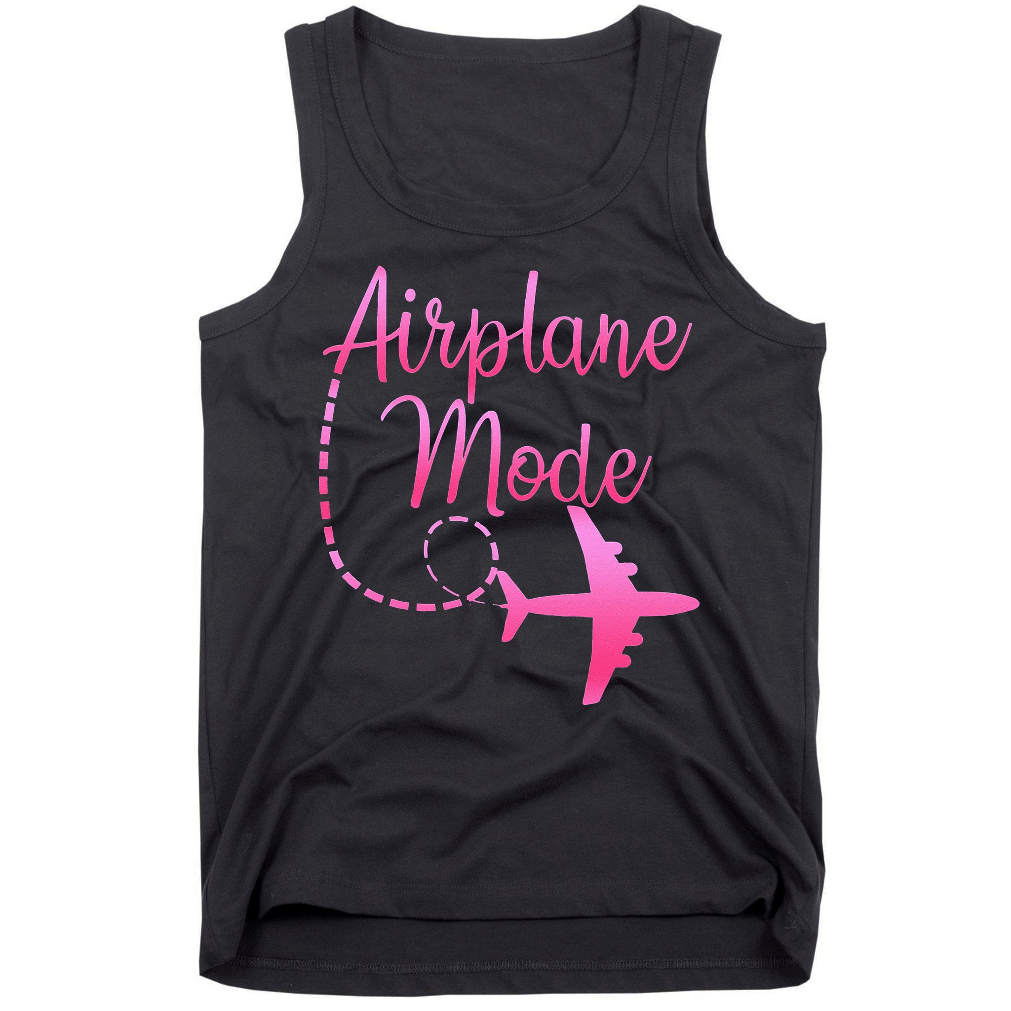 Airplane Mode Traveling Vacation For Womens Tank Top
