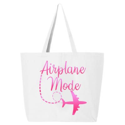 Airplane Mode Traveling Vacation For Womens 25L Jumbo Tote