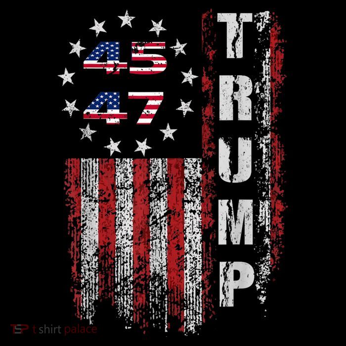 American Made Trump Merchandise Trump 45 47 Flag 2025 Tank Top