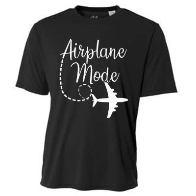 Airplane Mode Traveling Vacation Traveler Adventure Long Sleeve Cooling Performance Crew T-Shirt