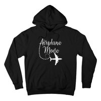 Airplane Mode Traveling Vacation Traveler Adventure Long Sleeve Hoodie