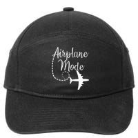 Airplane Mode Traveling Vacation Traveler Adventure Long Sleeve 7-Panel Snapback Hat