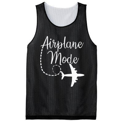 Airplane Mode Traveling Vacation Traveler Adventure Long Sleeve Mesh Reversible Basketball Jersey Tank