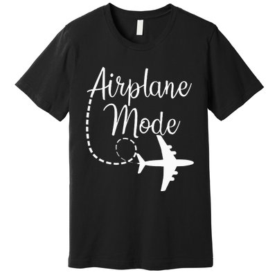 Airplane Mode Traveling Vacation Traveler Adventure Long Sleeve Premium T-Shirt