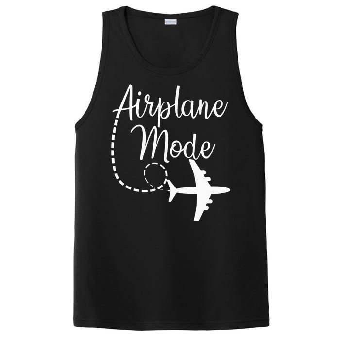 Airplane Mode Traveling Vacation Traveler Adventure Long Sleeve PosiCharge Competitor Tank