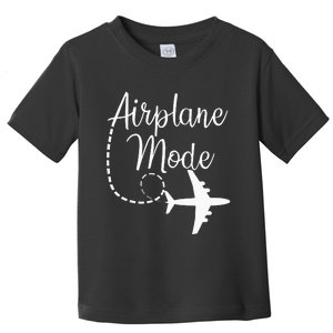 Airplane Mode Traveling Vacation Traveler Adventure Long Sleeve Toddler T-Shirt