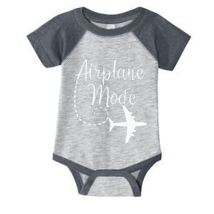 Airplane Mode Traveling Vacation Traveler Adventure Long Sleeve Infant Baby Jersey Bodysuit