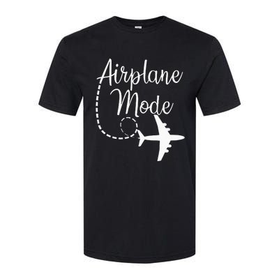 Airplane Mode Traveling Vacation Traveler Adventure Long Sleeve Softstyle® CVC T-Shirt