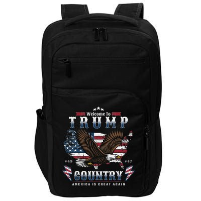 American Made Trump Merchandise Flag Trump 45 47 Impact Tech Backpack