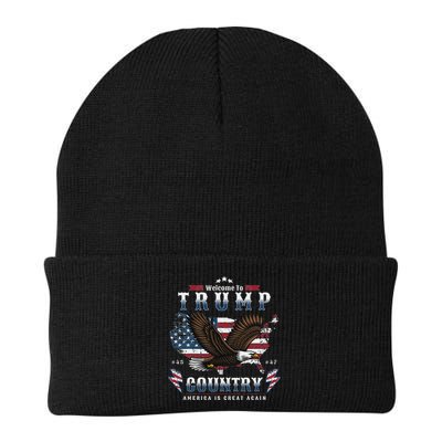 American Made Trump Merchandise Flag Trump 45 47 Beanie