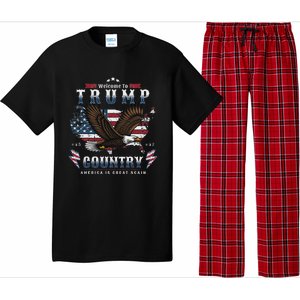 American Made Trump Merchandise Flag Trump 45 47 Pajama Set