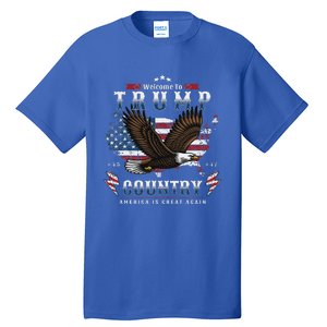 American Made Trump Merchandise Flag Trump 45 47 Tall T-Shirt