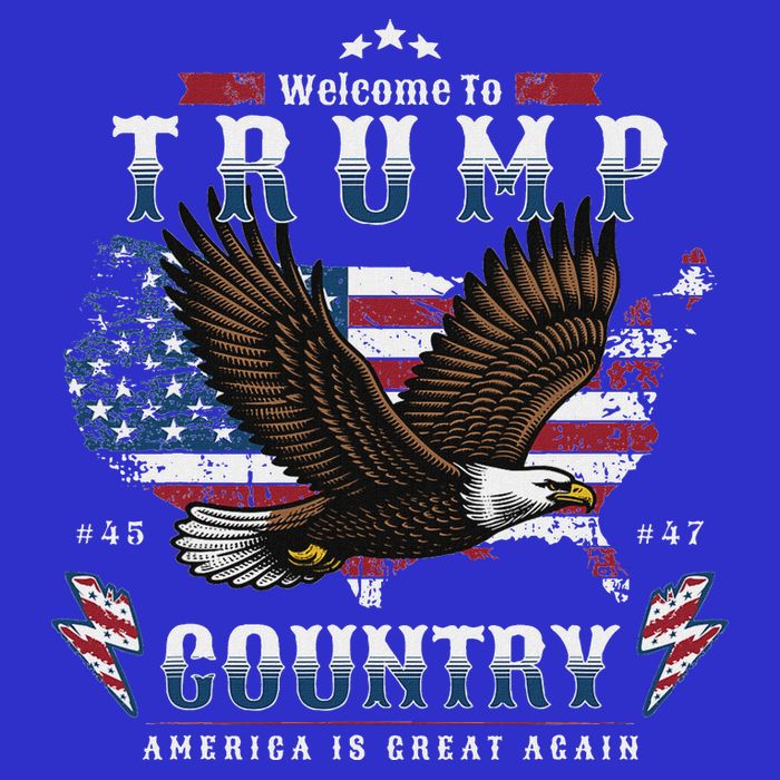 American Made Trump Merchandise Flag Trump 45 47 Button